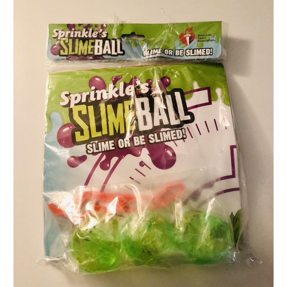 2018 Sprinkle’s AHA Slimeball Fun Toy Lime Green Slime Or Be Slimed New Ages 6+